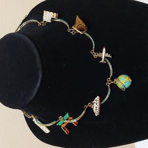 Lunch at the Ritz Necklace - Travel Theme